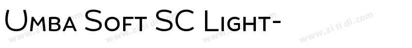 Umba Soft SC Light字体转换